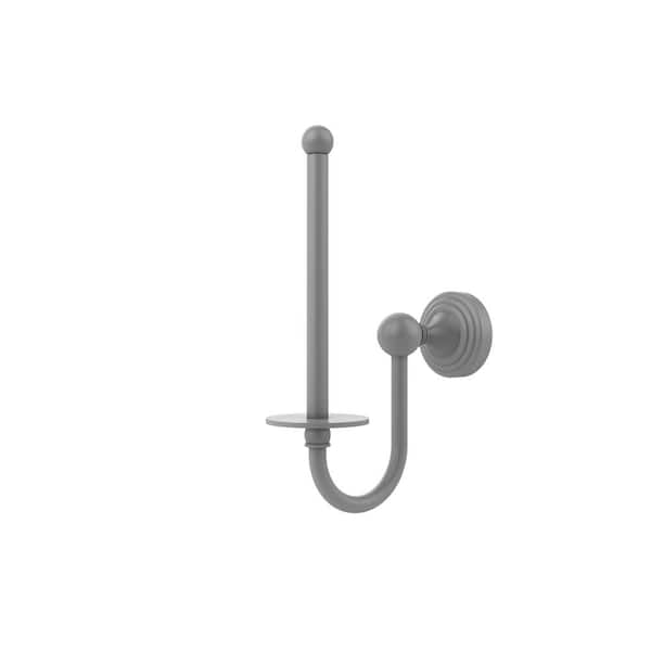 Allied Brass Sag Harbor Collection Wall Mounted Toilet Paper Holder in Matte Gray