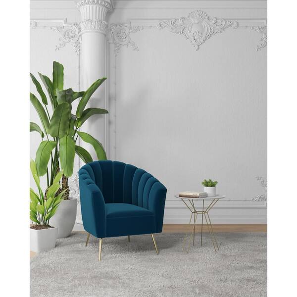 Sidewinder accent chair online blue