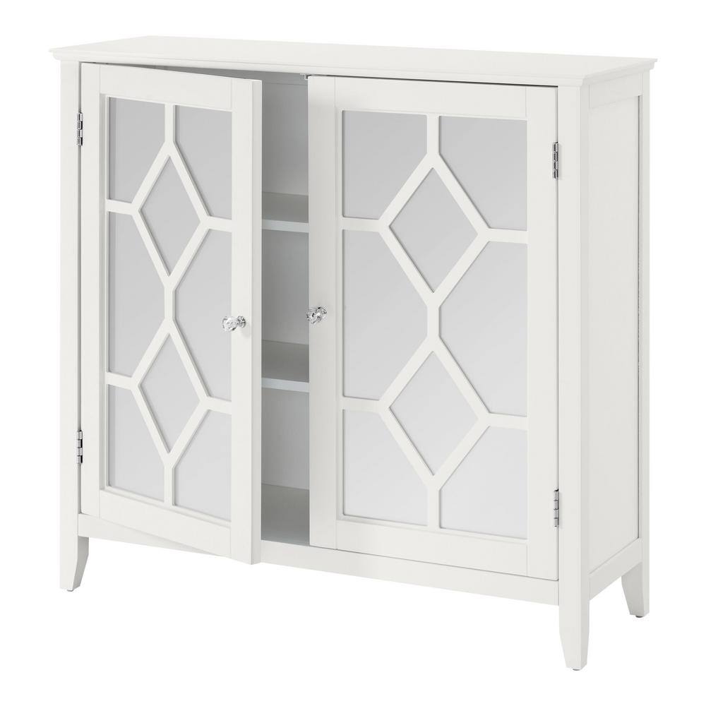 Buy Brisa Bright White Accent with Double Mirrored Doors Online