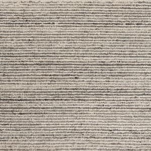 Lively - Smoke - Beige 15 ft. 62 oz. Wool Texture Installed Carpet