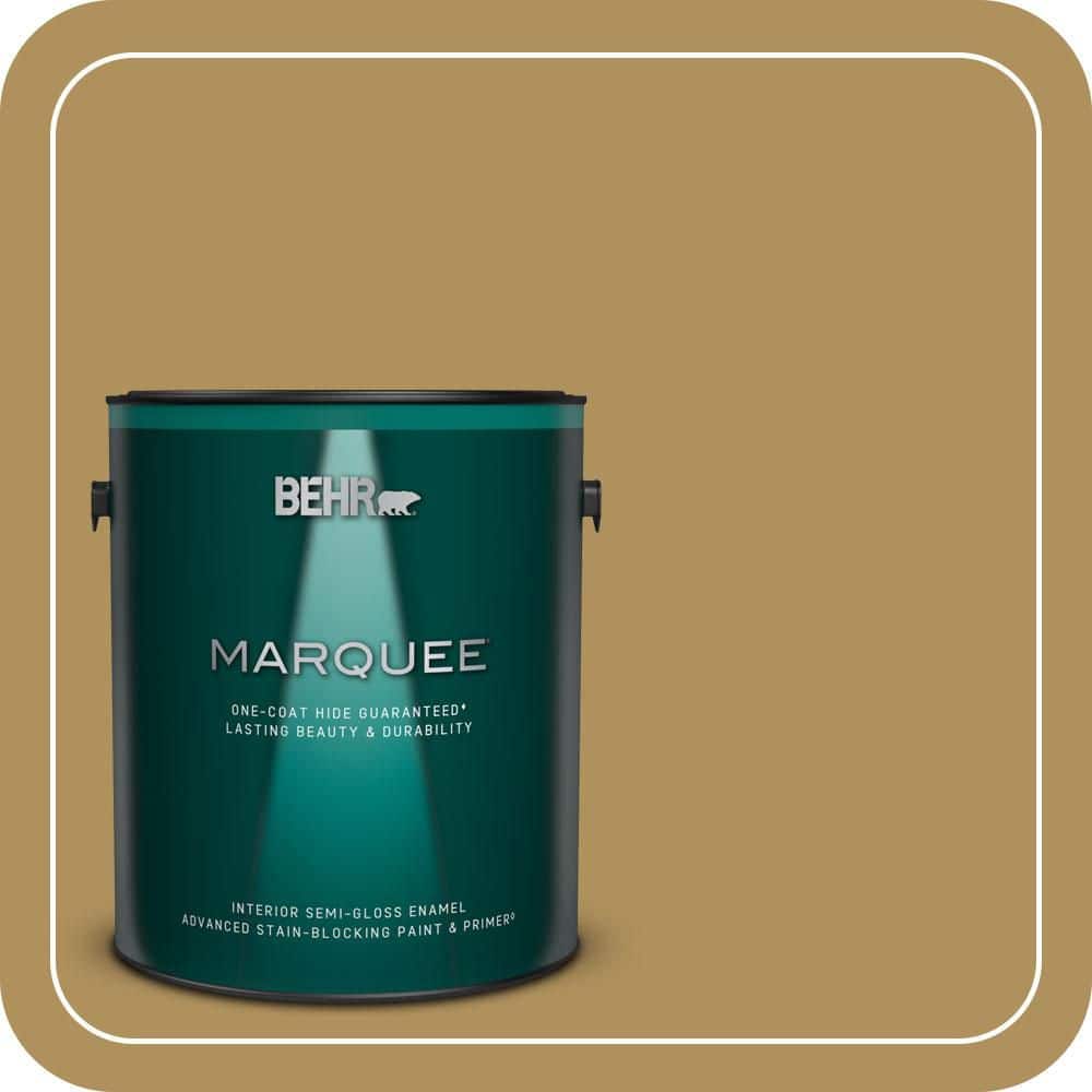 1 gal. #S310-5 Brazilian Citrine Semi-Gloss Enamel Interior Paint & Primer price history on PriceWatchPro