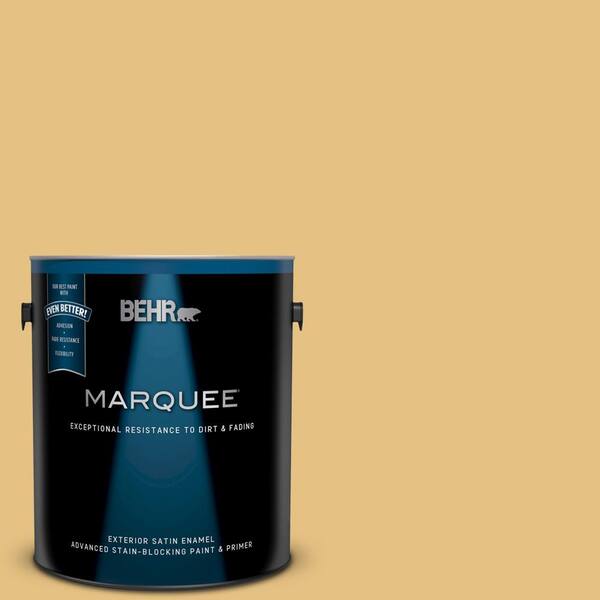BEHR MARQUEE 1 gal. #UL180-21 Tangy Satin Enamel Exterior Paint and Primer in One