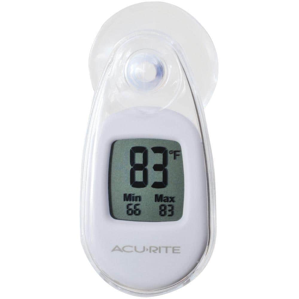  Acurite Wireless Indoor/Outdoor Thermometer with Clock :  Patio, Lawn & Garden