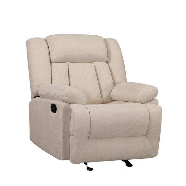 fabric power glider recliner