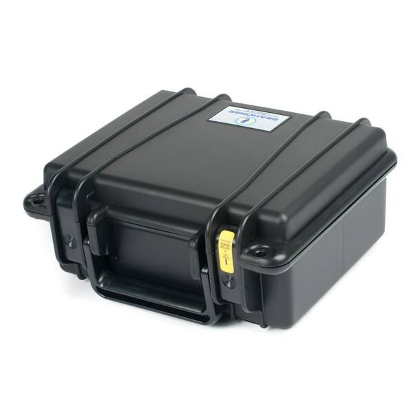 9.85 in. Watertight Tool Case in Black
