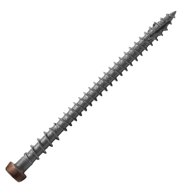 DeckLok #10 x 2-3/4 in. Star Drive Self-Countersinking Flat Head ACQ Compatible Teak Composite Deck Screws (1750 per Pack)