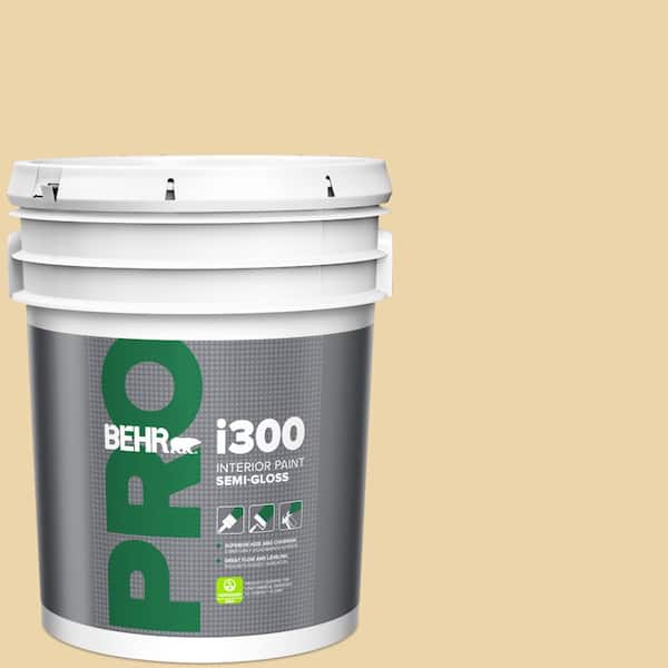 5 gal. #ICC-51 Sweet Marzipan Semi-Gloss Interior Paint