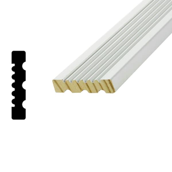 Woodgrain Millwork WM 286 11/16 in. x 3-1/4 in. Prime Finger-Jointed Casing