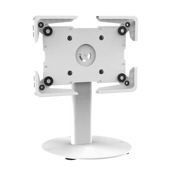 Universal Tablet Countertop Stand with Tilt for Tablets 9.7 in. to 13 in.-White