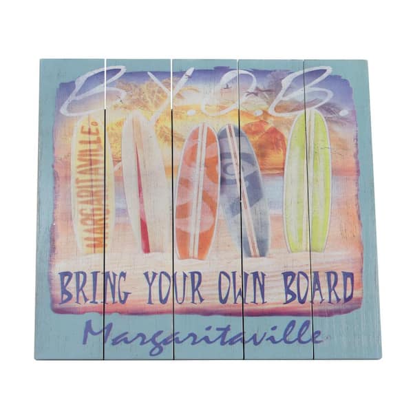 Margaritaville Bring Your Own Board Outdoor Wall Art Sign