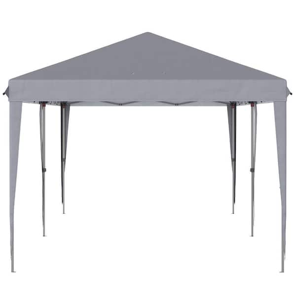 10 ft. x 20 ft. Pop Up Canopy Tent, Heavy Duty Tents, Outdoor Instant Gazebo Sun Shade Shelter with Carry Bag