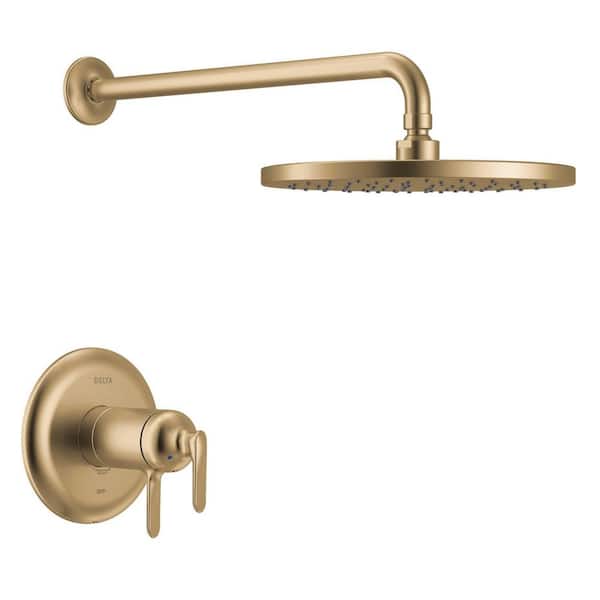 Bonacci Gold TempAssure 1-Handle Shower Trim in Lumicoat Champagne Bronze (Valve Not Included)