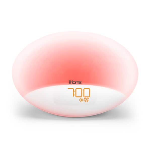 iHome Sunrise Bedside Sleep Therapy Machine with Bluetooth Speaker, Sunrise Wakeup and USB Charging