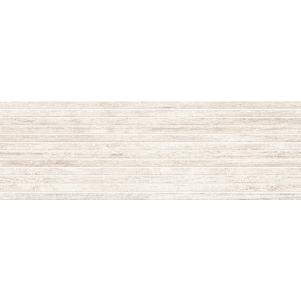 Flume Zephyr White 13-in. x 39-in. Subway Linear Wood-Look Matte Ceramic Wall Tile Sample price history on PriceWatchPro