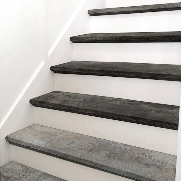 Flexco Riser 600-in Gray Vinyl Stair Stringers Flexco Riser 600-in Gray Vinyl Stair Stringers