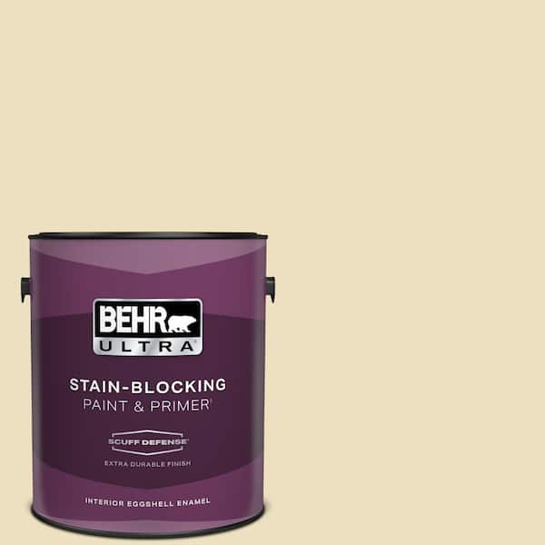 BEHR ULTRA 1 gal. Home Decorators Collection #HDC-NT-17 New Cream Extra Durable Eggshell Enamel Interior Paint & Primer