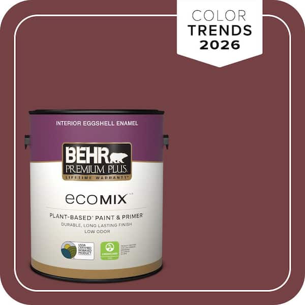 1 gal. #MQ1-15 Rumors Eggshell Enamel EcoMix Plant-Based Interior Paint & Primer