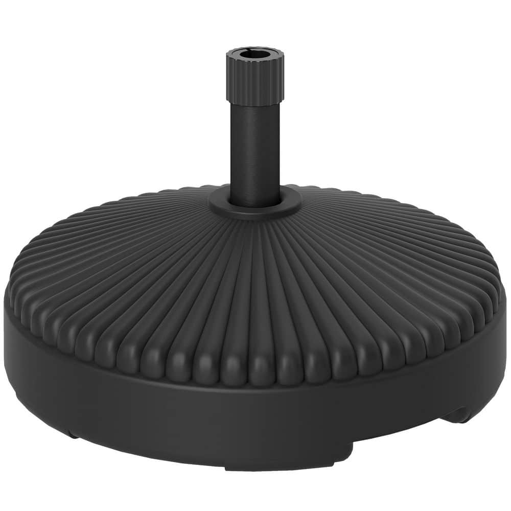 HDPE Round Patio Umbrella Base Holder, Heavy Duty Outdoor Umbrella Stand Ba