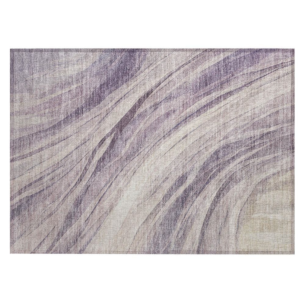 Chantille Machine Washable Indoor/Outdoor Abstract ACN2871 Lavender 2 ft. x 3 ft. Accent Rug price history on PriceWatchPro