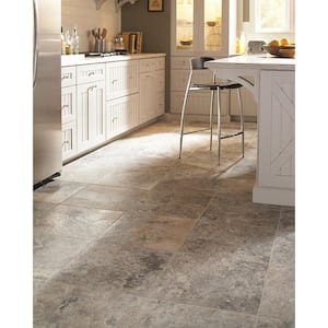 Silver 18 in. x 18 in. Honed Travertine Floor and Wall Tile (2.25 sq. ft.)