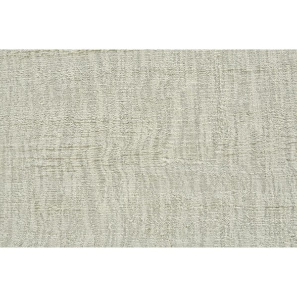 2 x 8 Ivory, Silver Chevron Runner Rug