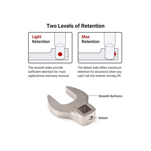 TEKTON 3/8 in. Drive x 13/16 in. Crowfoot Wrench WCF13121 - The