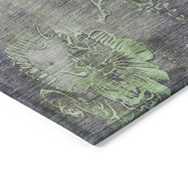 Chantille Machine Washable Indoor/Outdoor Abstract ACN1869 Lavender 9 ft. x 12 ft. Accent Rug