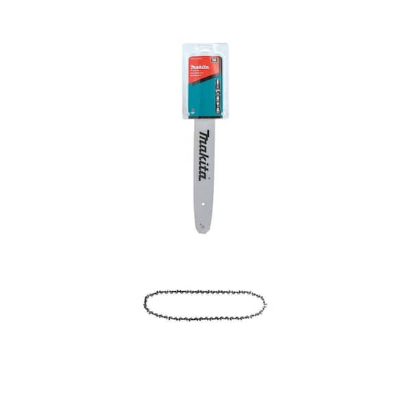 14 in. Guide Bar, 3/8 in. LP, 0.043 in. and 14 in. Chainsaw Chain, 3/8 in. LP, 0.043 in. Combo