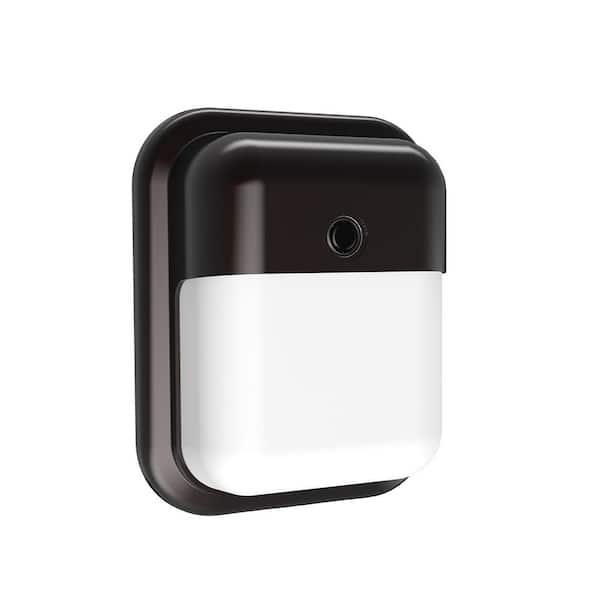 PROBRITE Slim-Profile 75-Watt Equivalent Integrated Outdoor LED Wall Pack, 1000 Lumens, Dusk to Dawn Outdoor Security Light