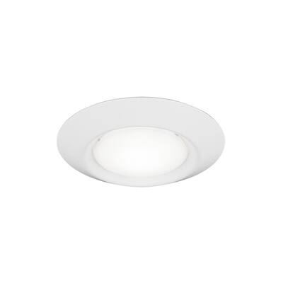 Traverse 4 in. Canless 3000K New Construction and Remodel Integrated LED Recessed Light Kit