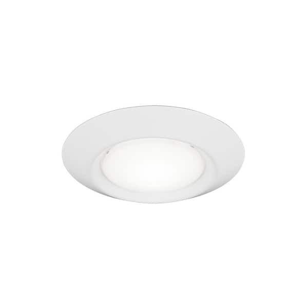 Generation Lighting Traverse 4 in. Canless 3000K New Construction and Remodel Integrated LED Recessed Light Kit