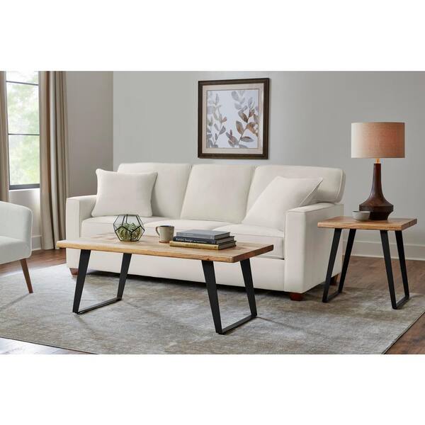 Home Decorators Collection Cosbyrne 48, Wood Slab Coffee Table Home Depot