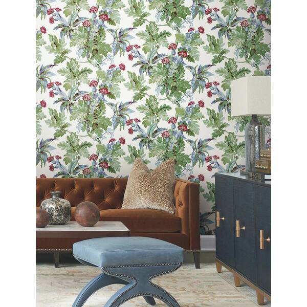 Briarwood Green Wallpaper