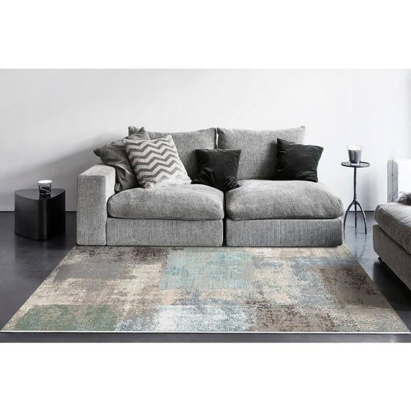 Dynamic Rugs Jazz 5 ft. 3 in. X 7 ft. 7 in. Multi Abstract Indoor