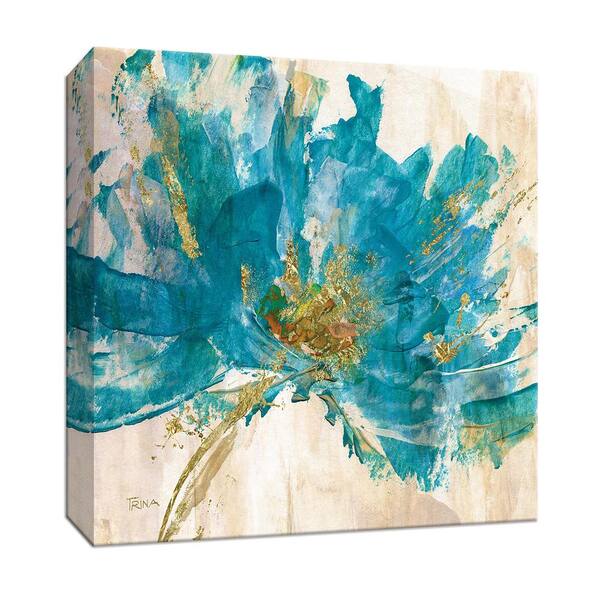 PTM Images 15 in. x 15 in. ''Blue Infusion I'' Canvas Wall Art