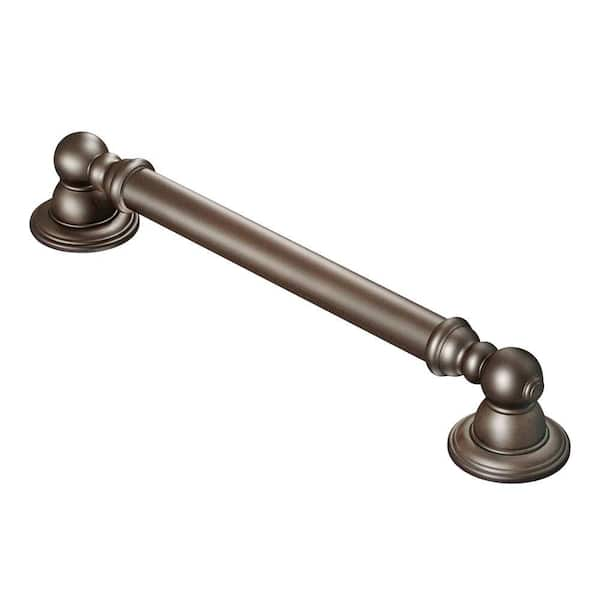 MOEN Kingsley 24 in. x 1-1/4 in. Concealed Screw Grab Bar in Oil Rubbed Bronze