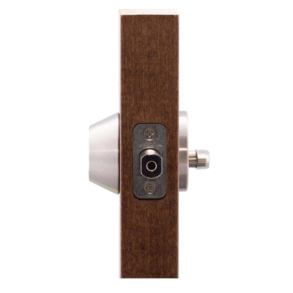 Satin Stainless Single Cylinder Deadbolt with Round Rosette