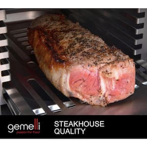 Gourmet Steak Grille (1600 Watt), Infrared Superheating Up to 1560 Degrees, Cool-Touch Exterior, Electric Grill (Black)
