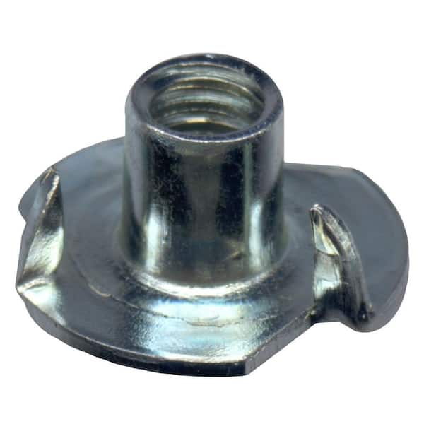 Everbilt #8-32 Zinc-Plated Steel Coarse Tee Nuts (4 per Pack)