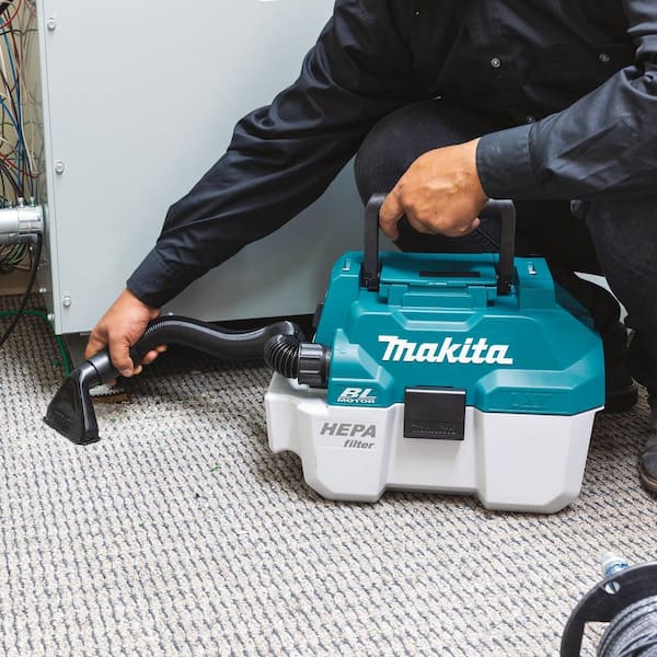 Details about   Makita HEPA Portable Wet Dry Dust Extractor Vacuum 18V Cordless 2 Gal Tool Only 