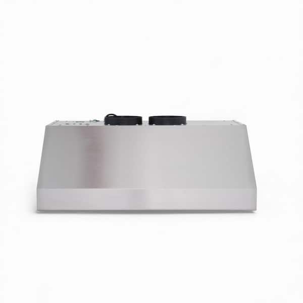 30 in. 800 CFM Under Cabinet Range Hood in Stainless Steel