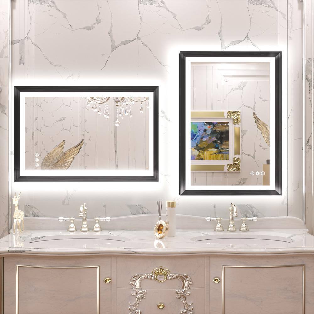 Modern Rectangular Frameless LED Bathroom Vanity Mirror