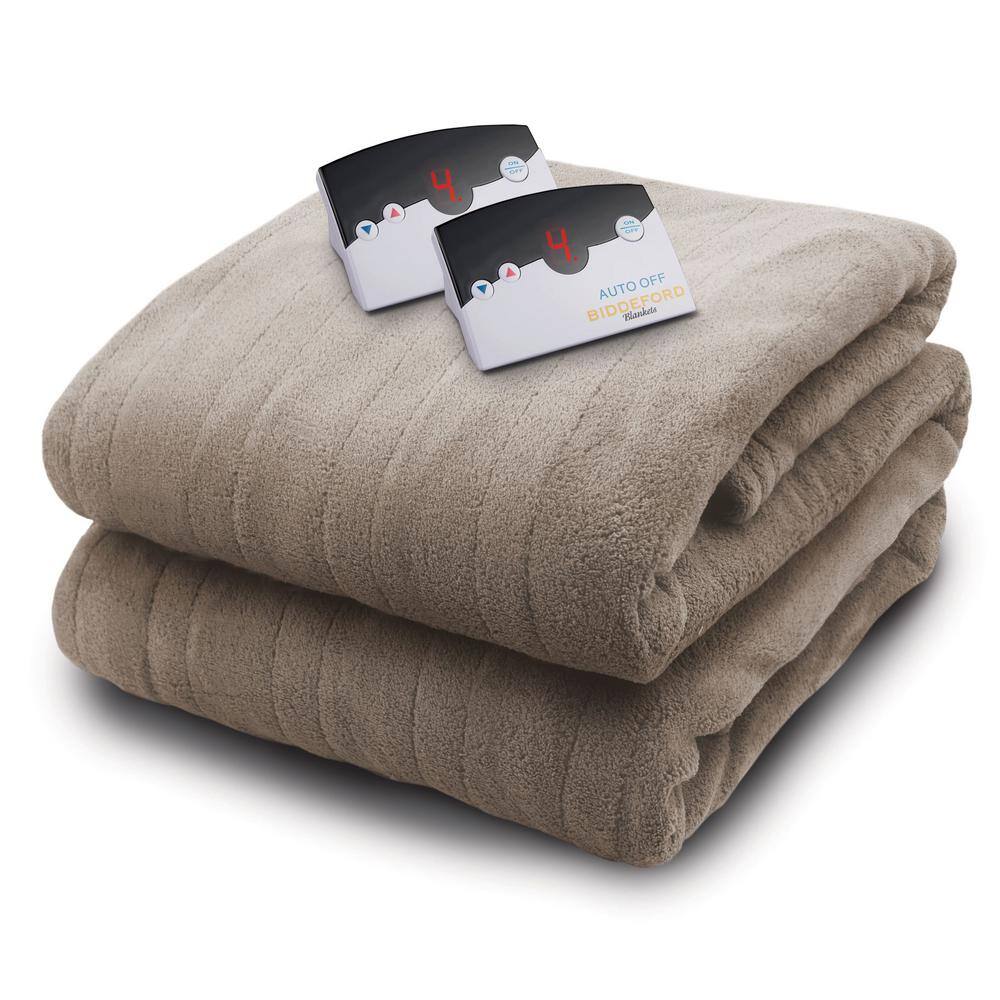queen size plush electric blanket