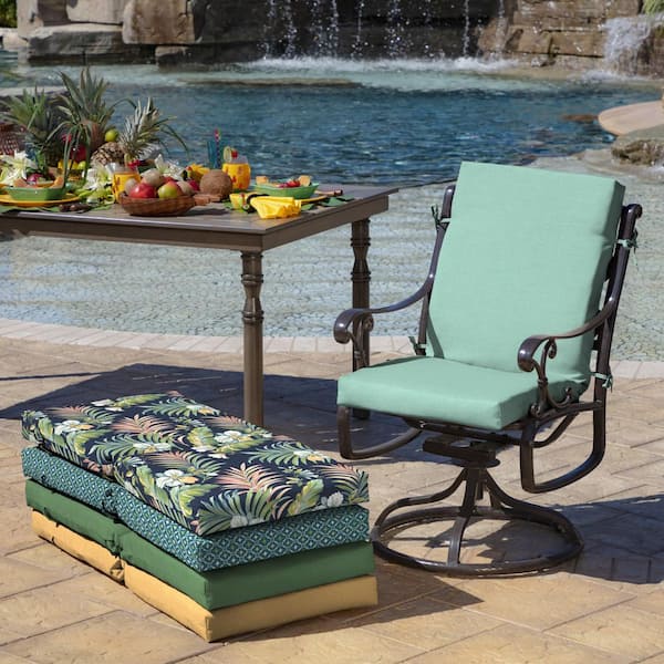 High back discount outdoor patio cushions