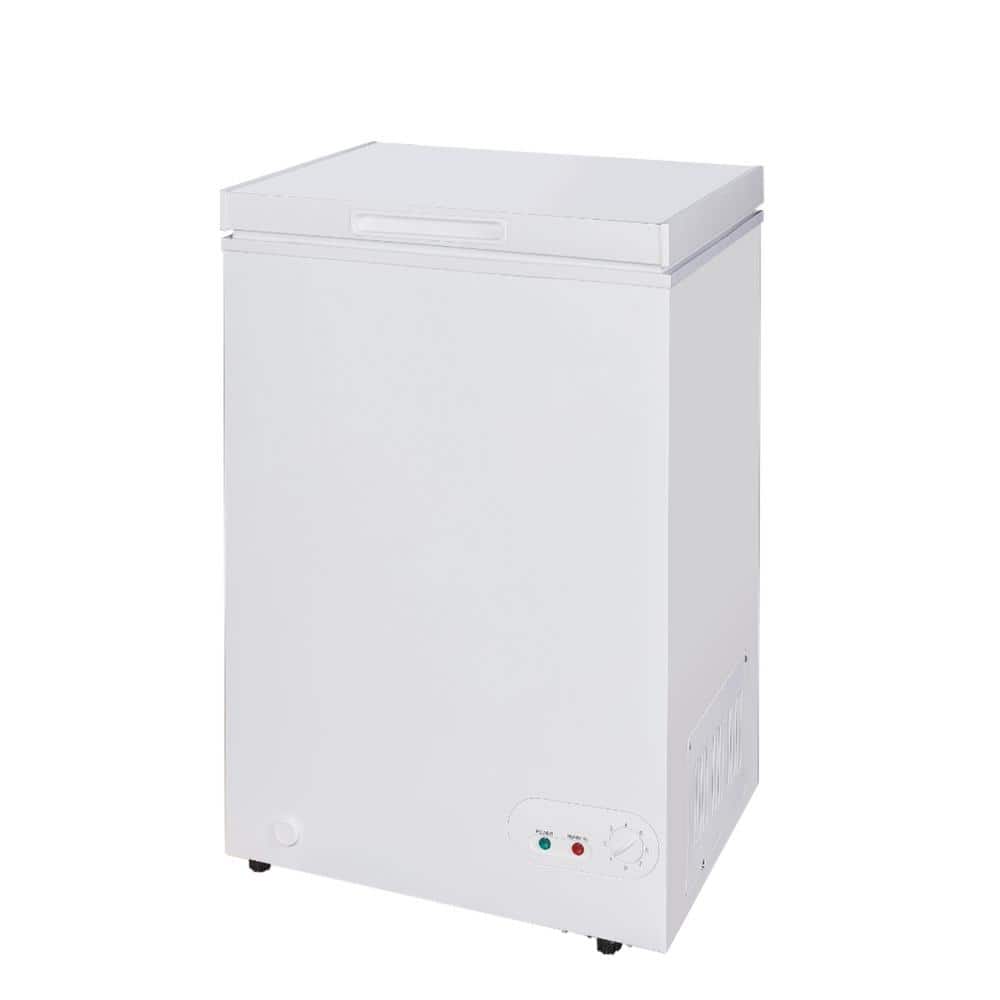 3.5 cu. Ft. Mini Chest Freezer in White