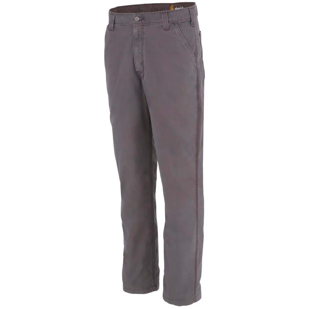 Men's 34 in. x 32 in. Gravel Cotton/Spandex Rugged Flex Rigby Dungaree Pant price history on PriceWatchPro
