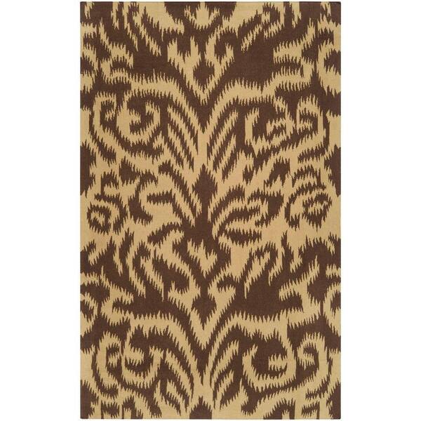 Surya B. Smith Burnt Umber 8 ft. x 11 ft. Flatweave Area Rug SAG1010 ...