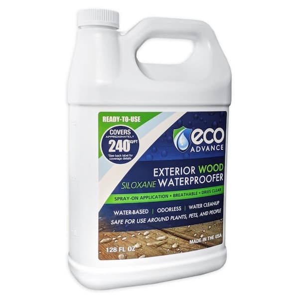 Eco Advance 1 Gal. Clear Penetrating Siloxane Exterior Wood Water Repellent Sealer Concentrate (Ready-to-Use)