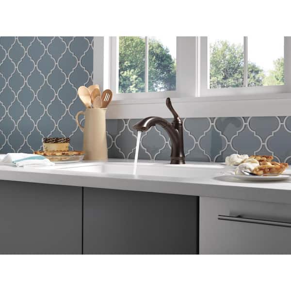 Delta 4353 Rb Dst Linden Single Handle Pull Out Kitchen Faucet Venetian Bronze