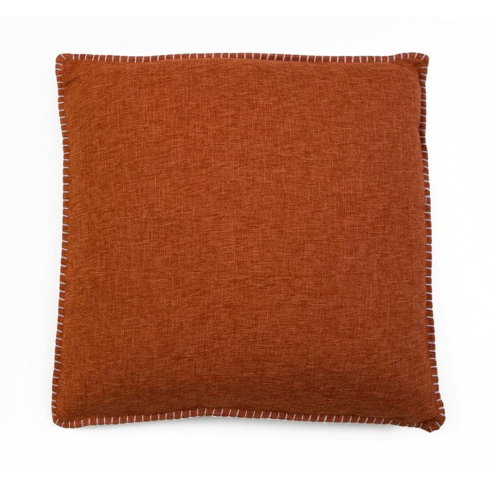 Decor Therapy 20 x 20 Umber Chunky Weave Throw Pillow (Set